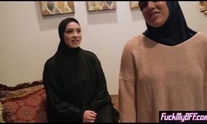 Muslim busty girlhood got smashed handy a fail to understand party
