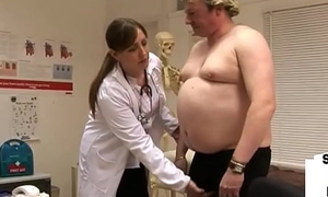 British cfnm nurses wanking silk-stocking millstone of shit in doctors assignation